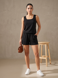 Aspen deportivo negro - frontal