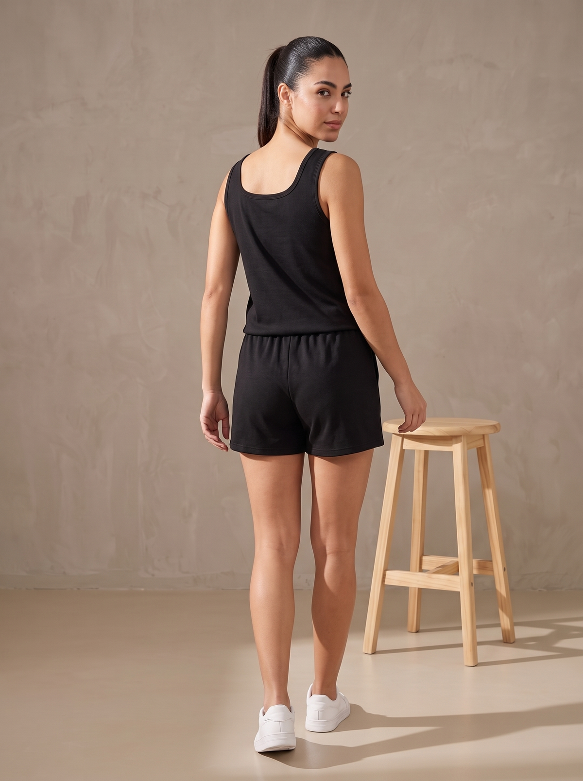 Aspen deportivo negro - espalda