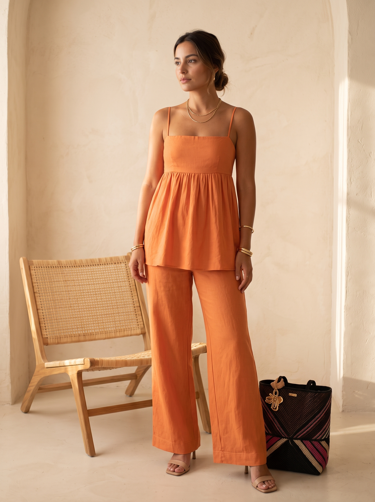 Como conjunto naranja - frontal