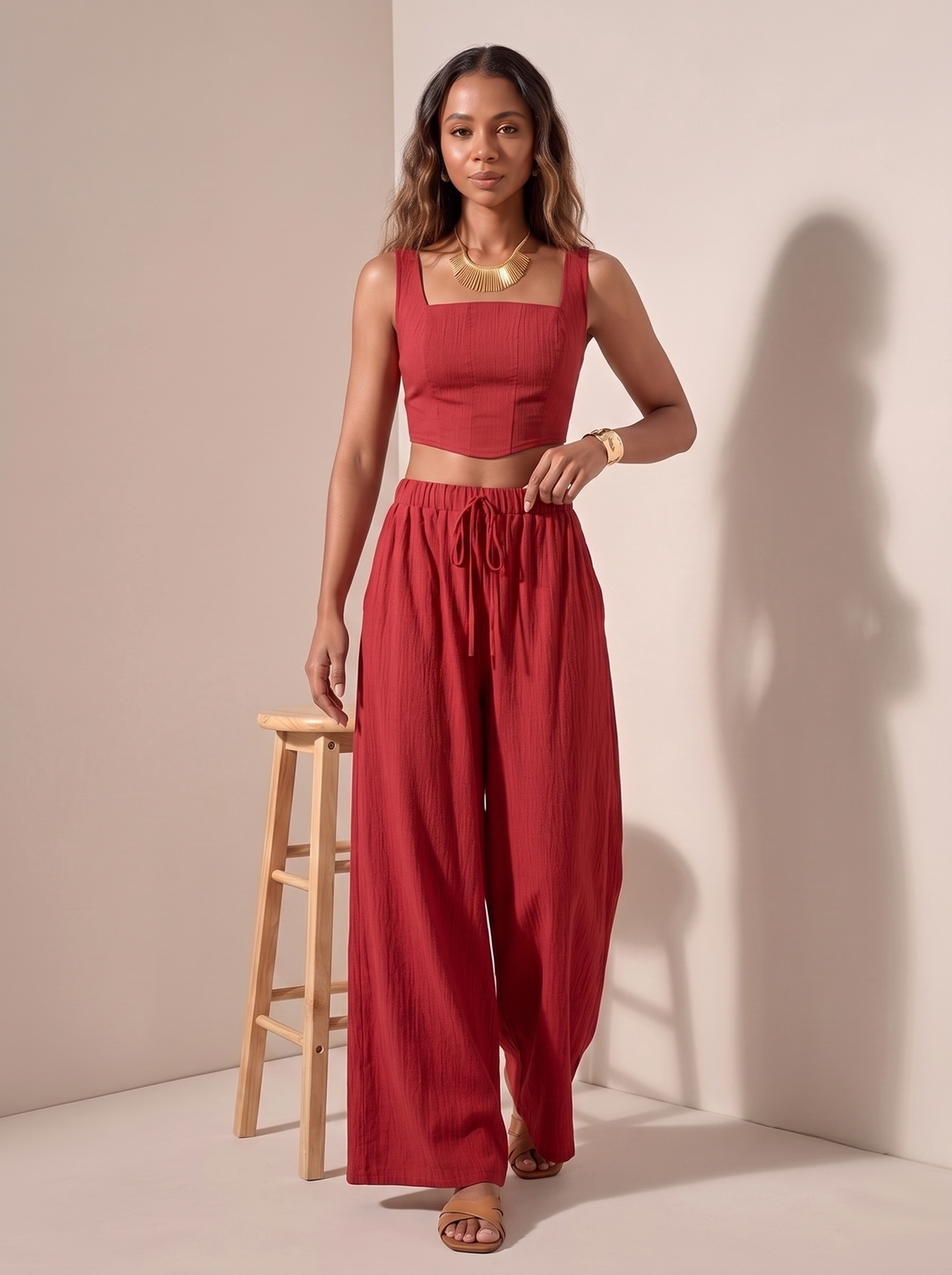 Provenza conjunto rojo