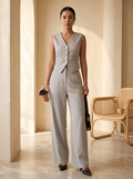 Milano chaleco gris - frontal