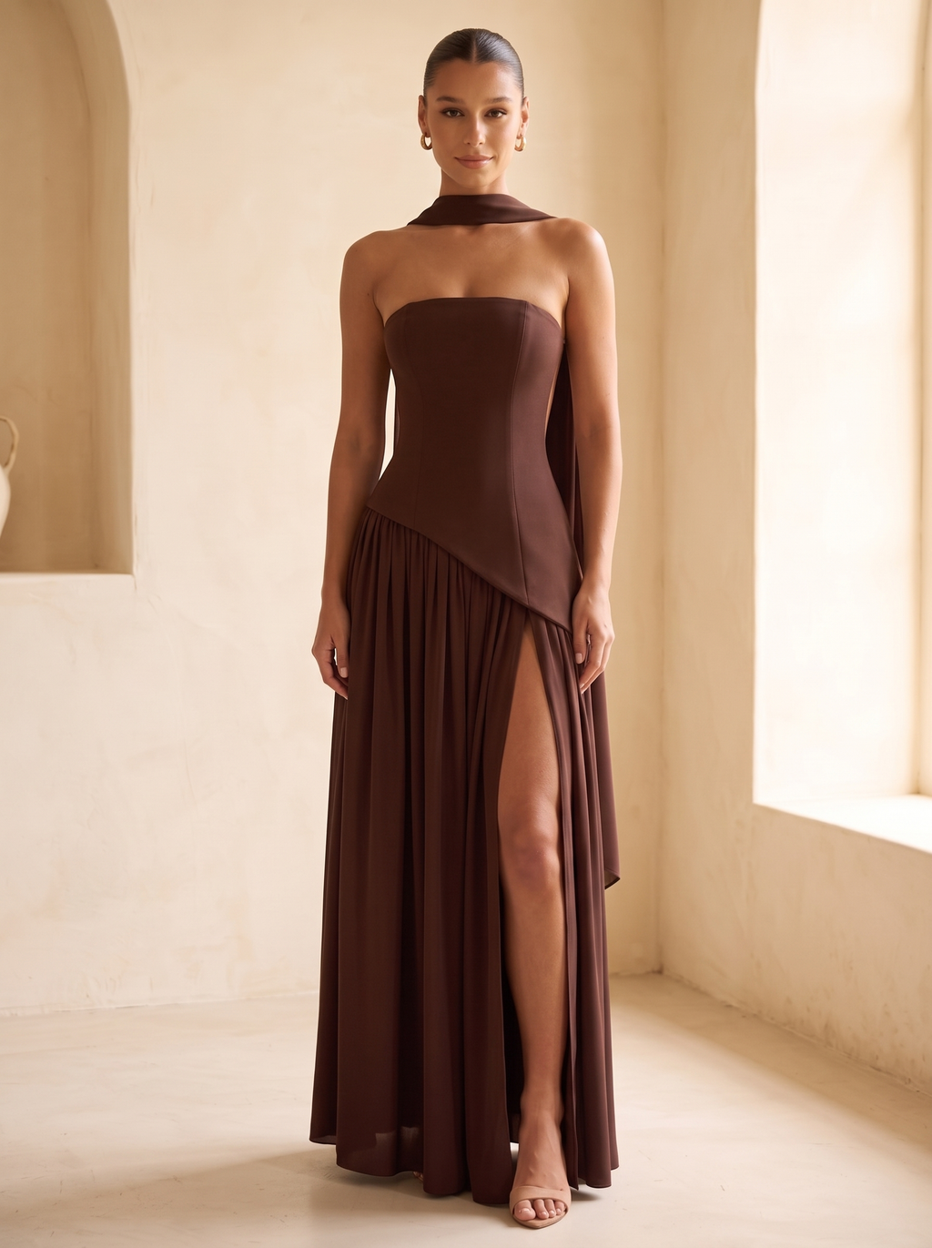 Cannes marron oscuro