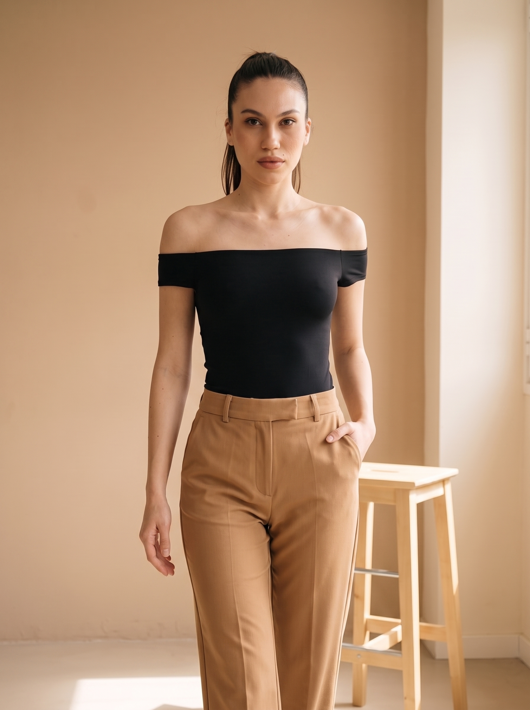 Bardot body negro