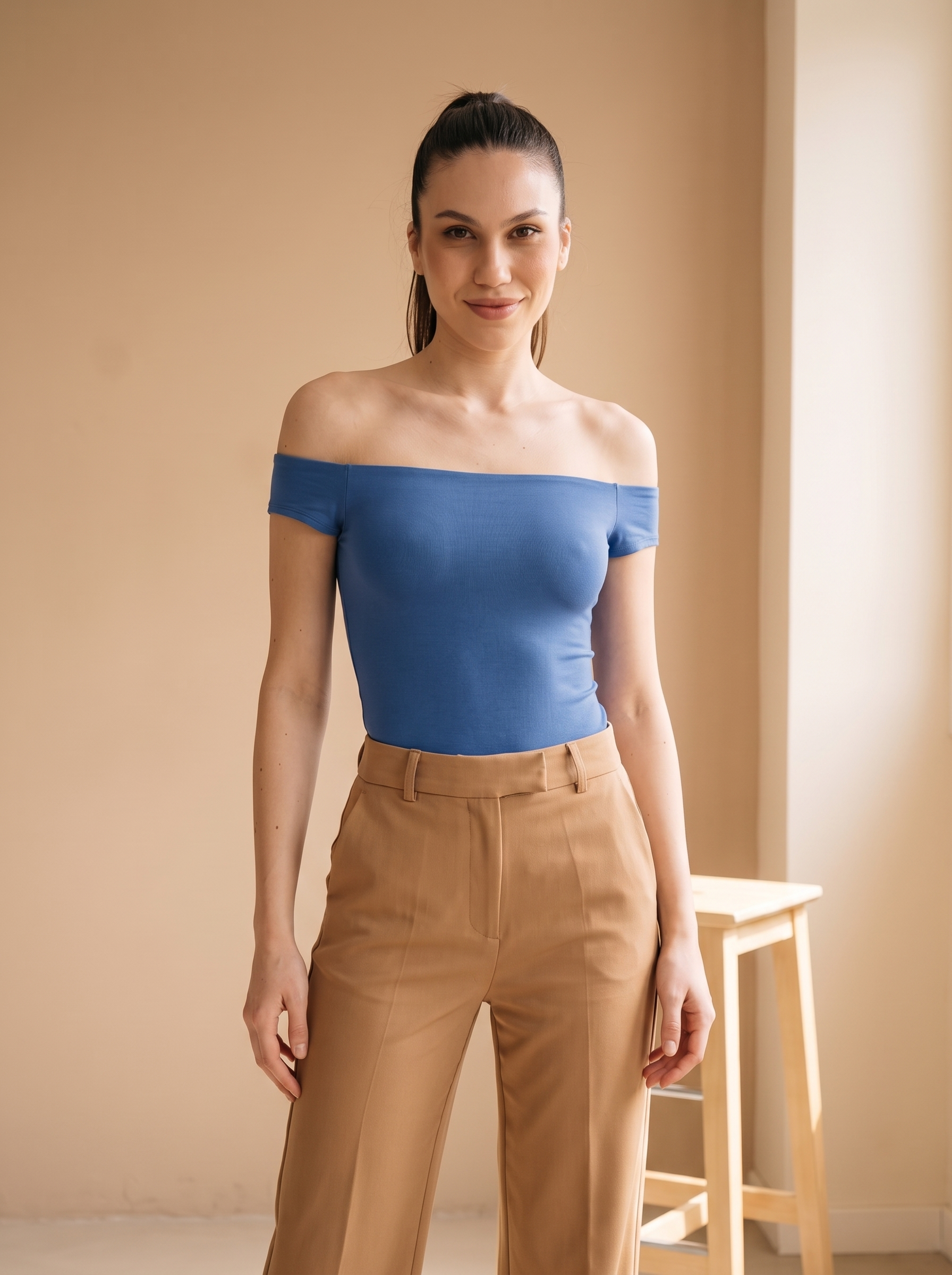 Bardot body azul