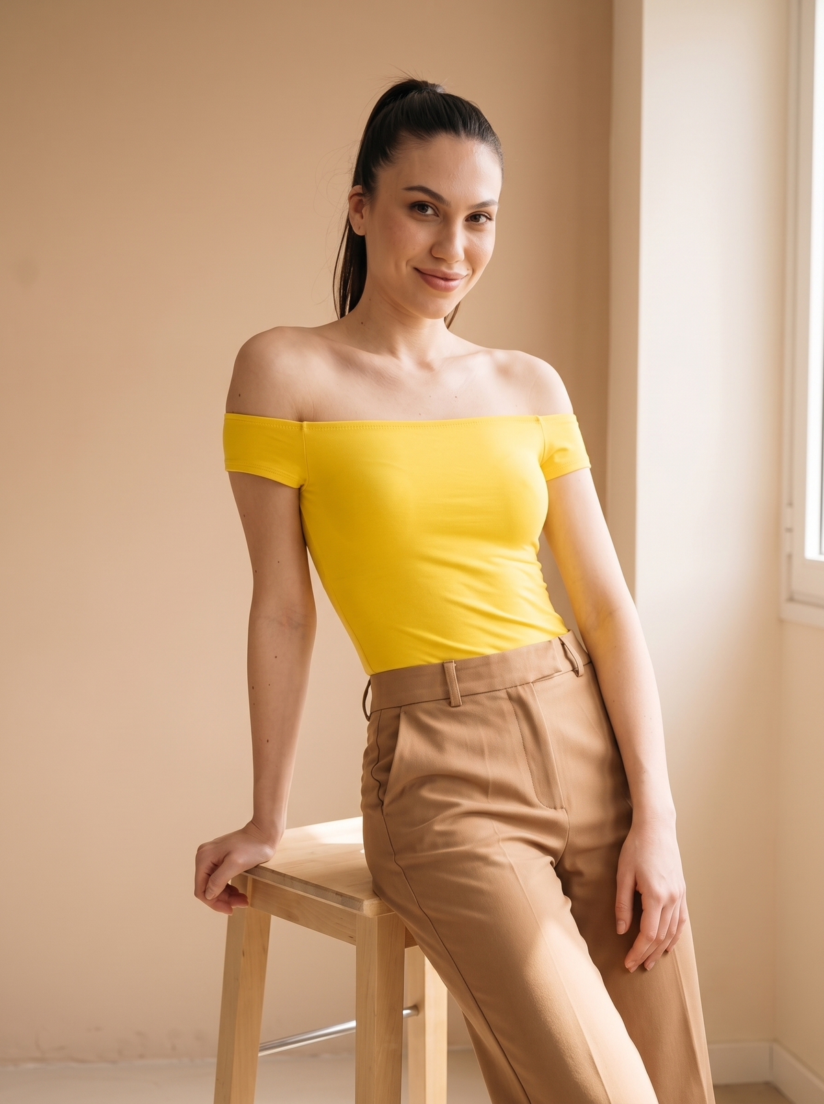 Bardot body amarillo