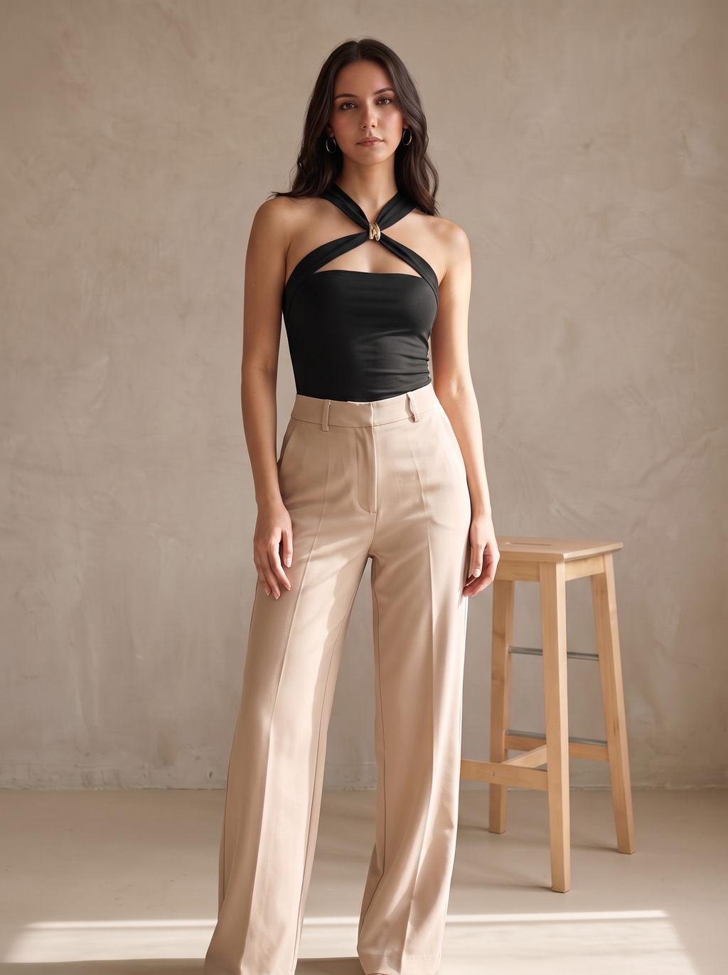 Venus body negro - tres cuartos