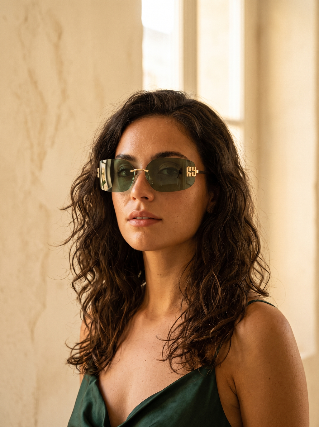 Mirage gafas sin montura - en modelo