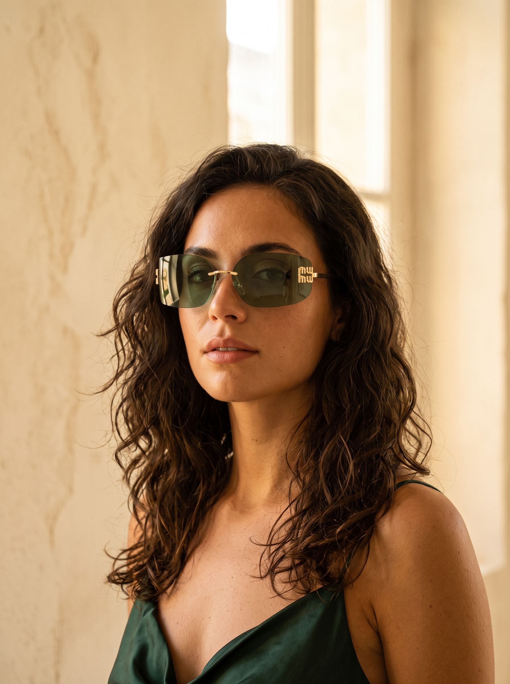 Mirage gafas sin montura - en modelo