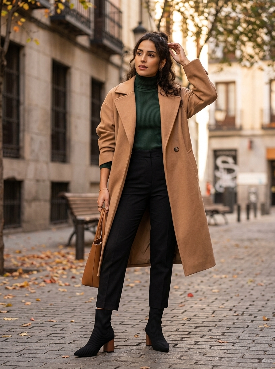 Belise Cortina boots on model