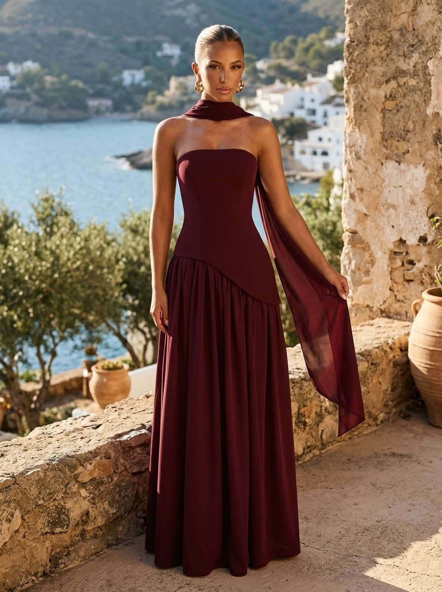 Cannes Burdeos modelo
