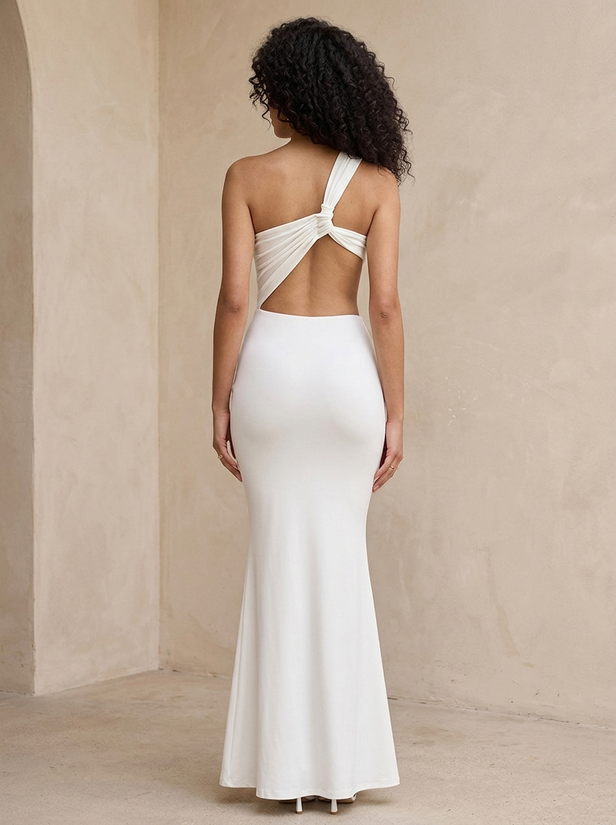 Portofino vestido blanco - espalda
