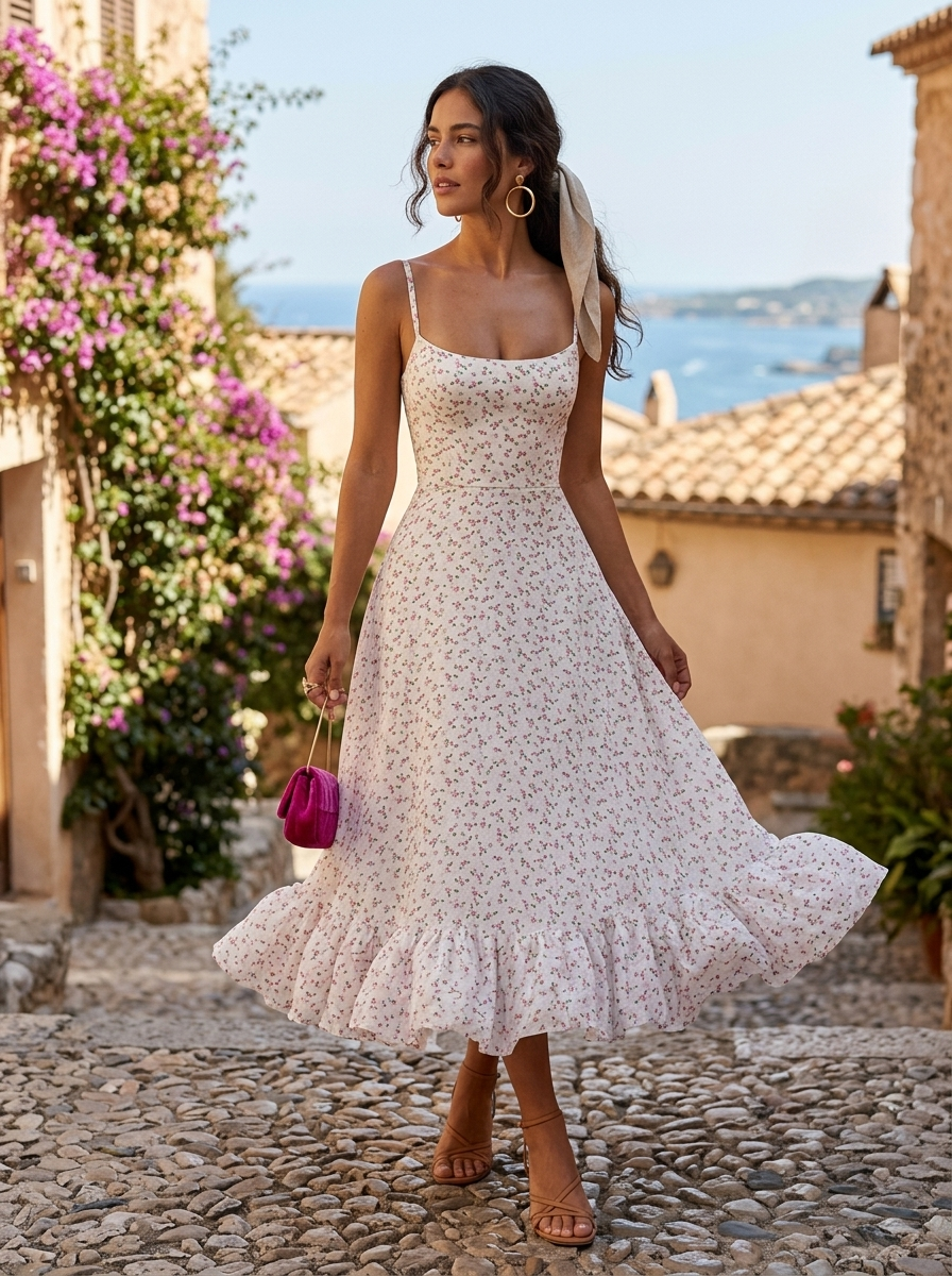 Positano Blanco Estampado